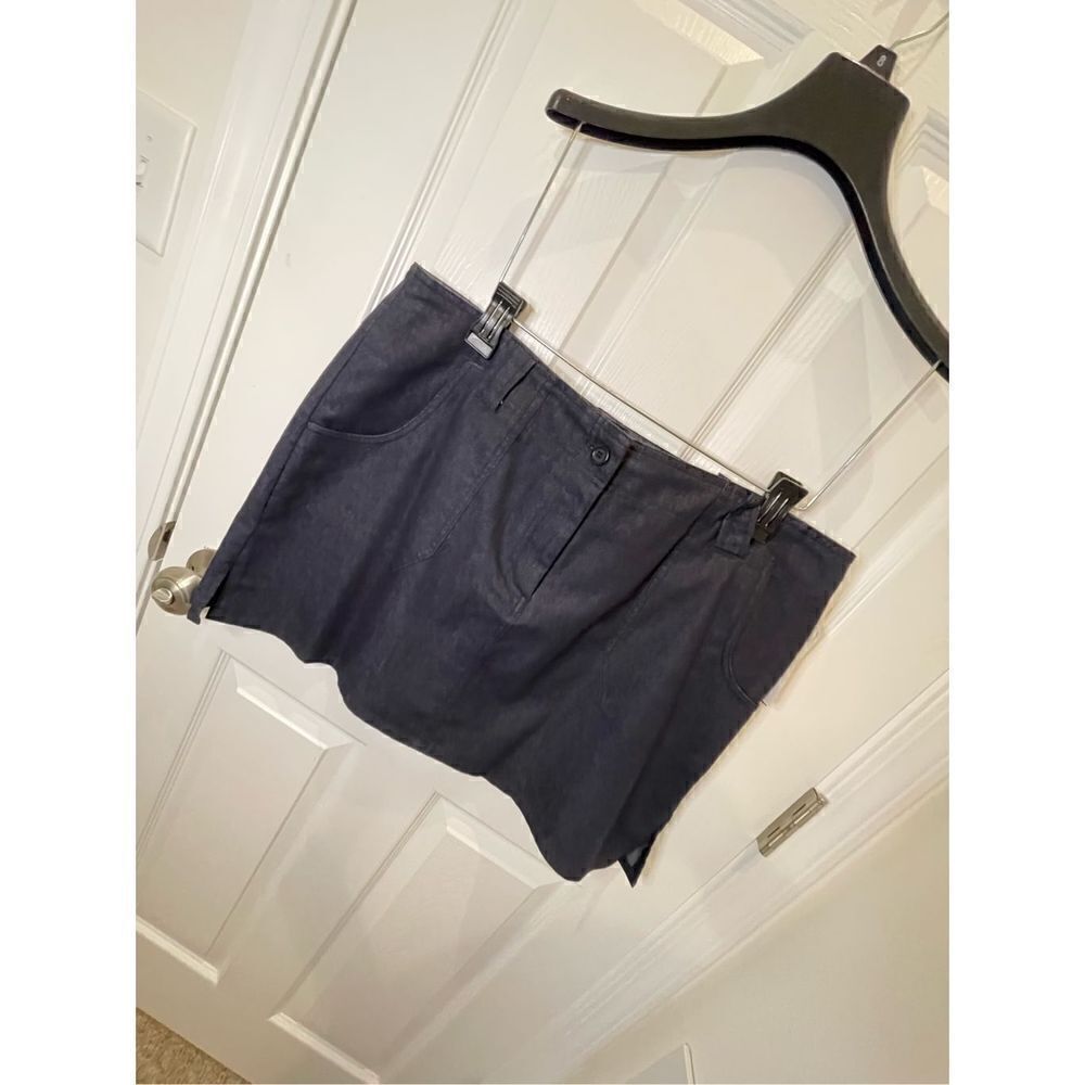 Studio 1940 women’s blue mini skirt size 16 NWT